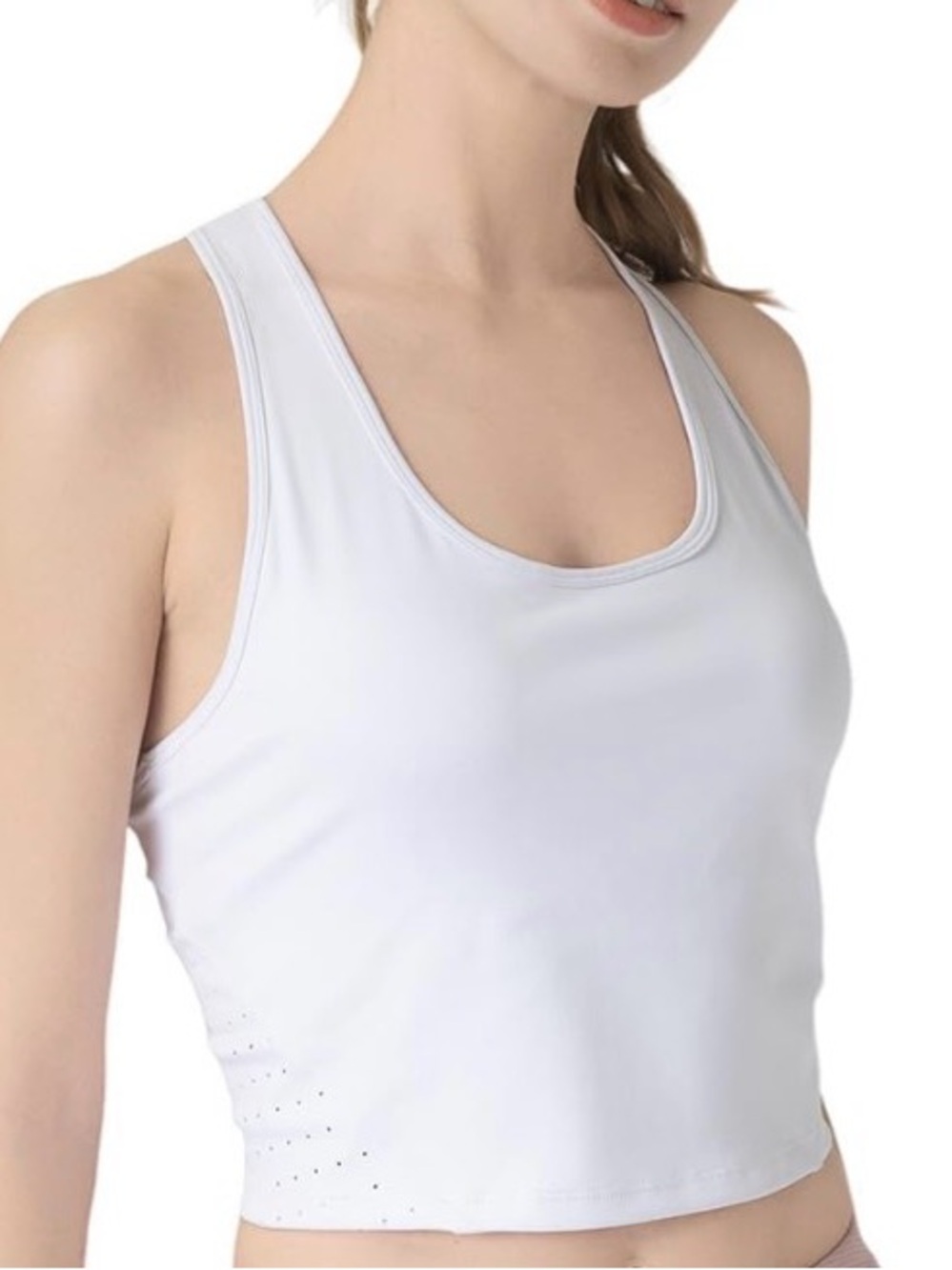 [🟡 Bundle 5 items for $25] Scoop Neck Sports Crop Bra - Comfortable Support
